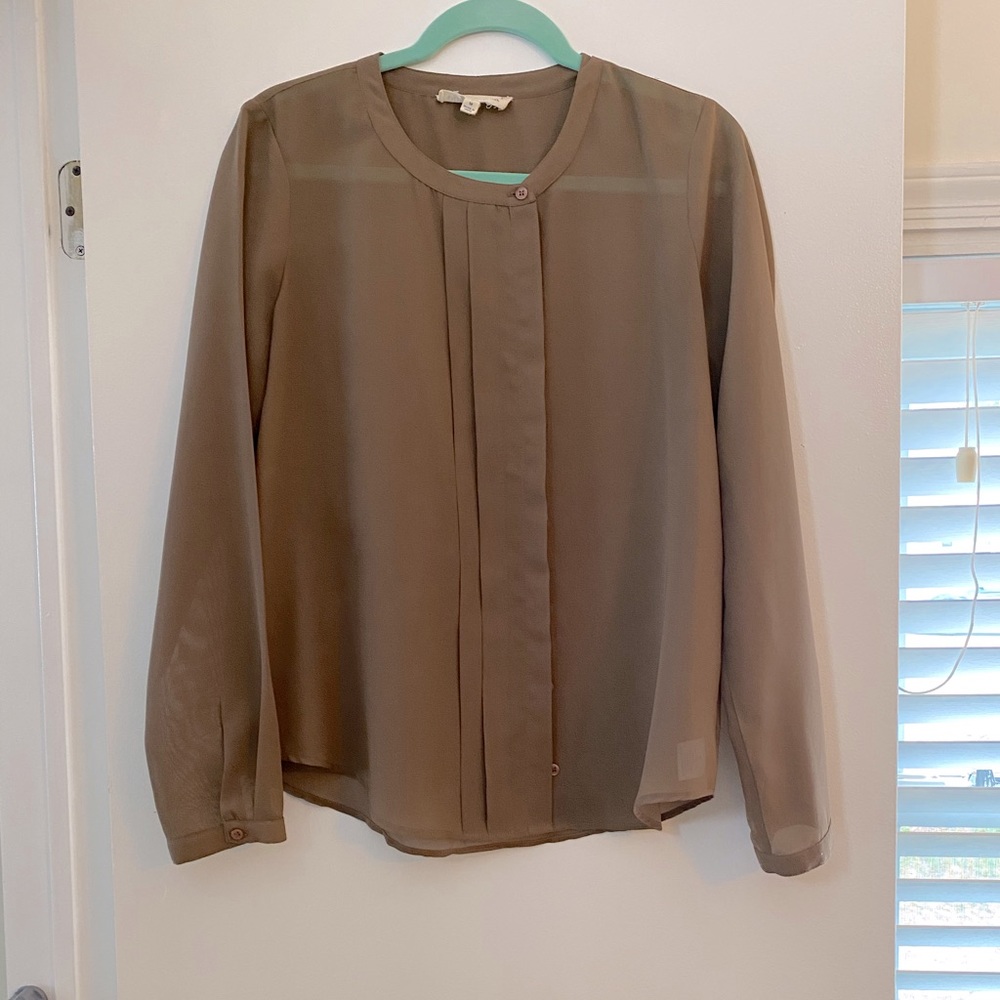 Tan Blouse